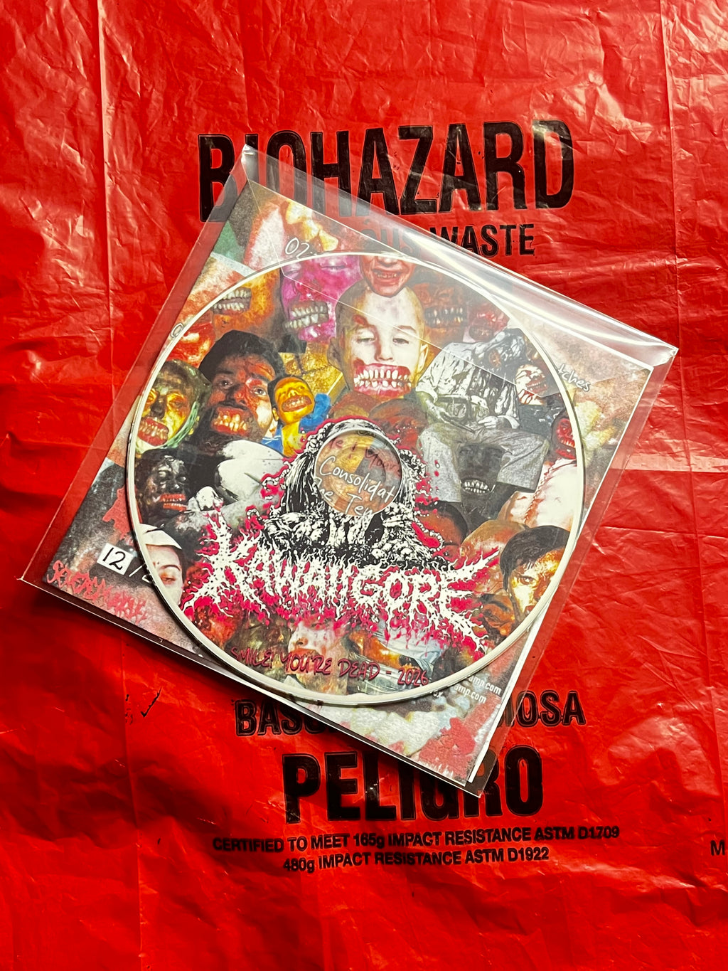 KAWAIIGORE- SMILE! YOU’RE  DEAD printed CDR